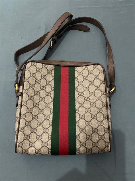 older gucci sling bag|genuine Gucci sling bag.